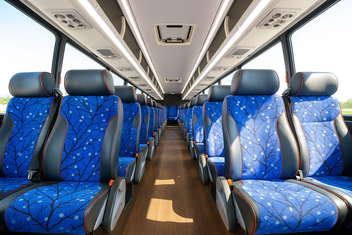 Kalamazoo Charter Bus Inside