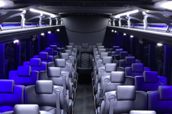 Kalamazoo Charter Bus Interior