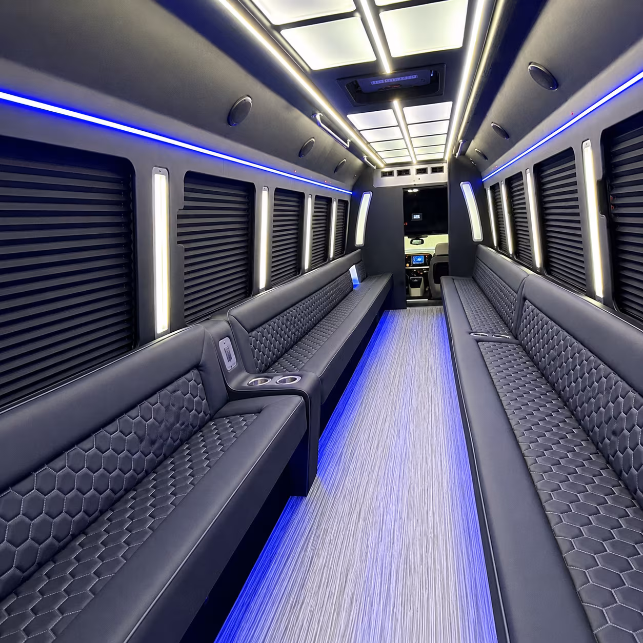 kalamazoo party bus rental interior